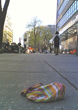 panties discarded downtown