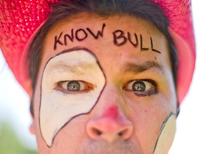Jason McCool as GL Mitchell in "Riding the Bull," photo courtesy Riot Actors of Washington