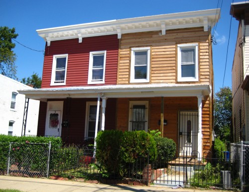 "raw wood twin houses anacostia historic district" by dg-rad, on Flickr