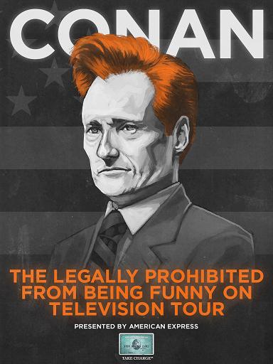 Conan O'Brien Legally Prohibited Tour