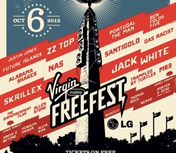 Virgin Freefest, October 6th, 2012