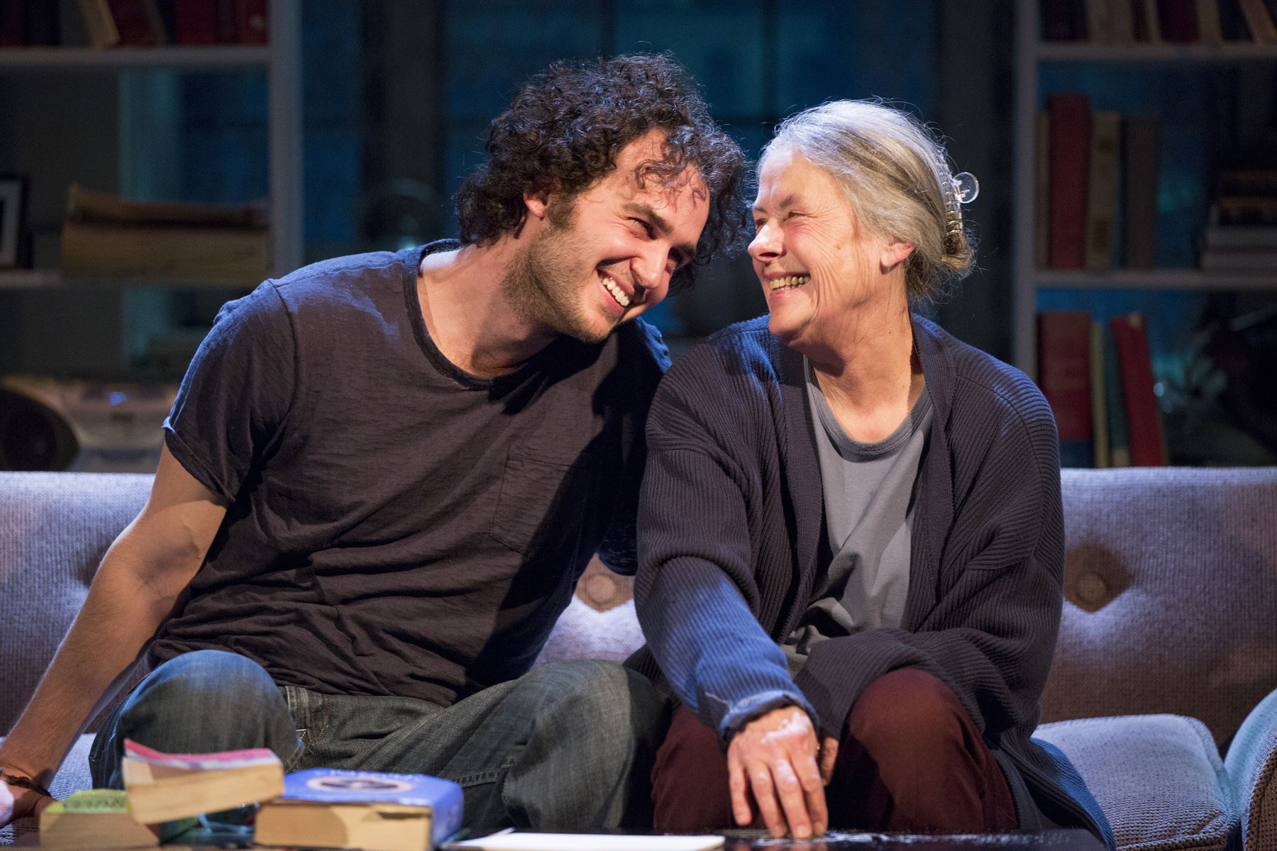 Grant Harrison and Tana Hicken in Studio Theatre's production of 4000 Miles. Photo credit: Scott Suchman.