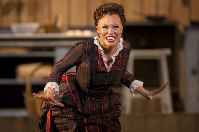 Alyson Cambridge as Julie LaVerne. Photo by Scott Suchman.