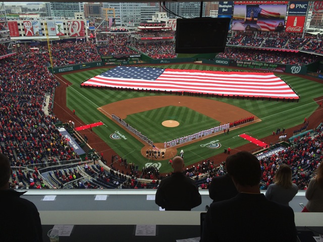 Opening Day at Nationals Park