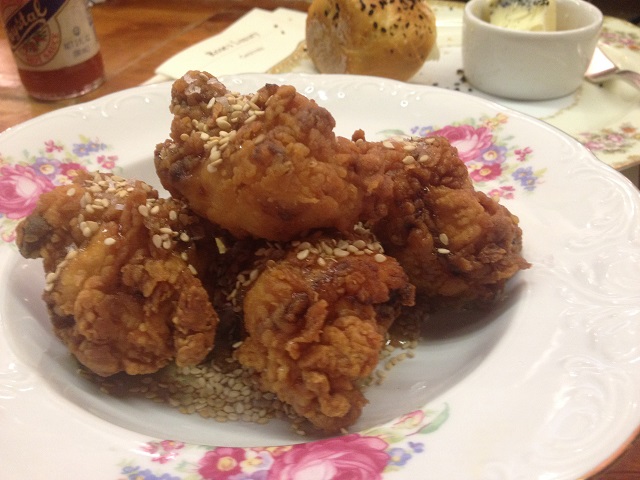 Pickle-brined fried chicken